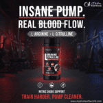 Mysha Nutrition L-Arginine & L-Citrulline nitric oxide booster in gym setting