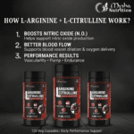 How L-Arginine and L-Citrulline work — nitric oxide, blood flow, performance