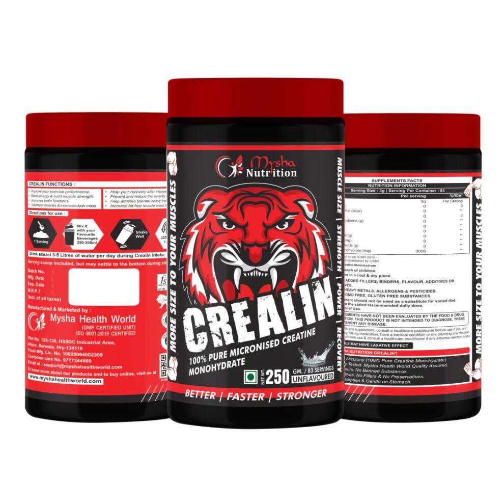 Mysha Nutrition Crealin (250 gm., 83 Servings) – Mysha Health World