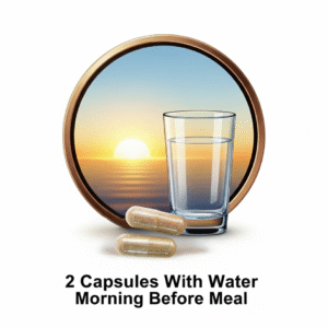 Probuild morning usage – 2 capsules with water before breakfast for strength and muscle recovery