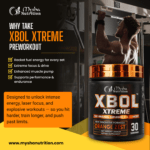 XBOL Xtreme pre-workout for energy, focus, muscle pump and endurance during workouts