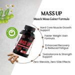 Mass UP Herbal Muscle Mass Gainer – Natural Capsules for Muscle Growth, Strength & Recovery Support