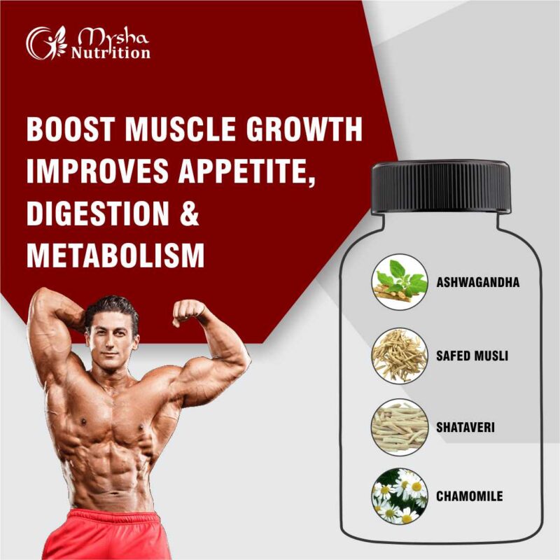 Mass UP boosts muscle growth, appetite, and digestion