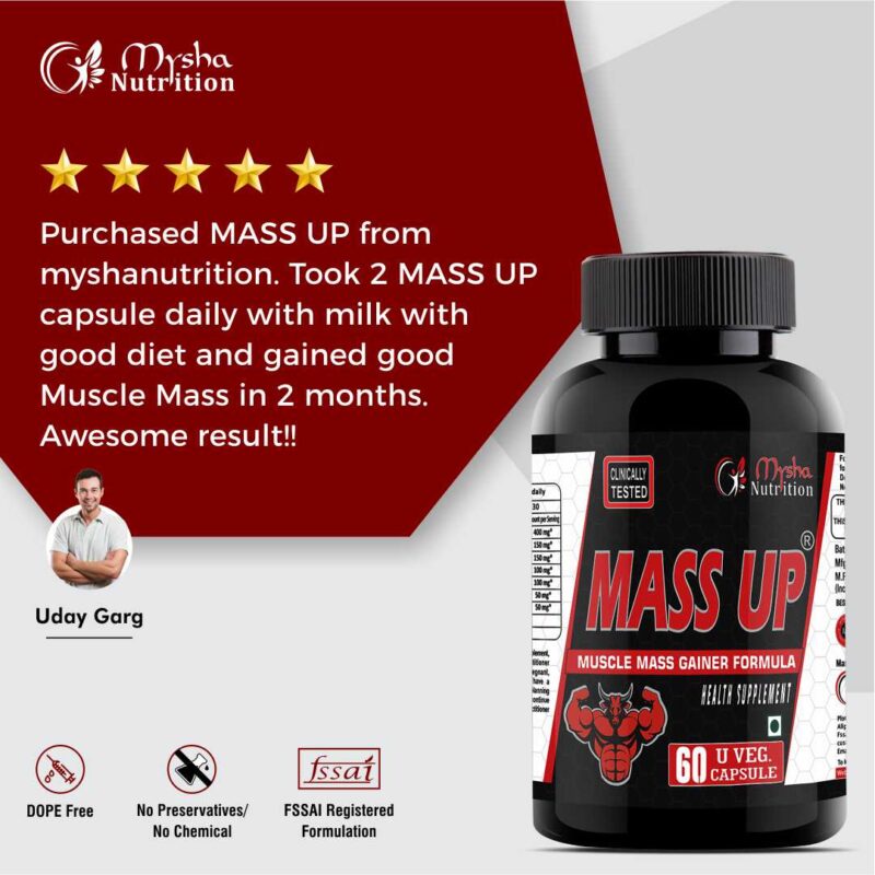 Mass UP customer reviews and 5-star feedback