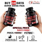 Mysha Nutrition Mass Up 30 Days Super Saver Pack muscle mass gainer capsules
