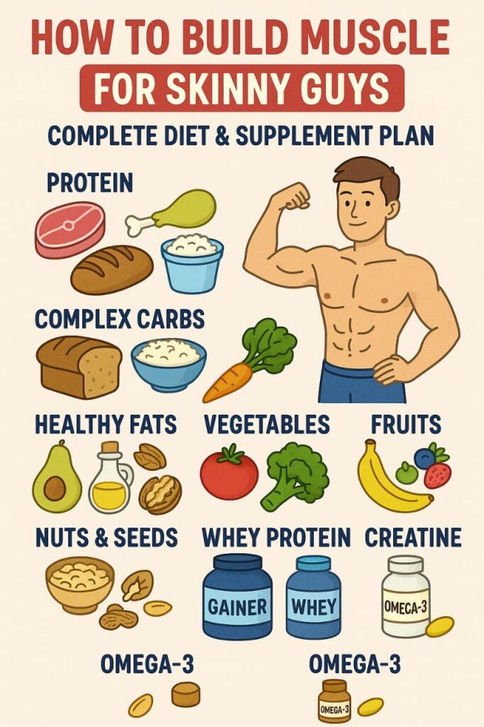 Skinny Strong Build Muscle Gaining Plan for Skinny Guys Success Tips - Mysha Health World