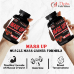 Mysha Nutrition Mass UP Muscle Mass Gainer Capsules – Doubles Muscle Growth, Boosts Testosterone, Helps Gain Size