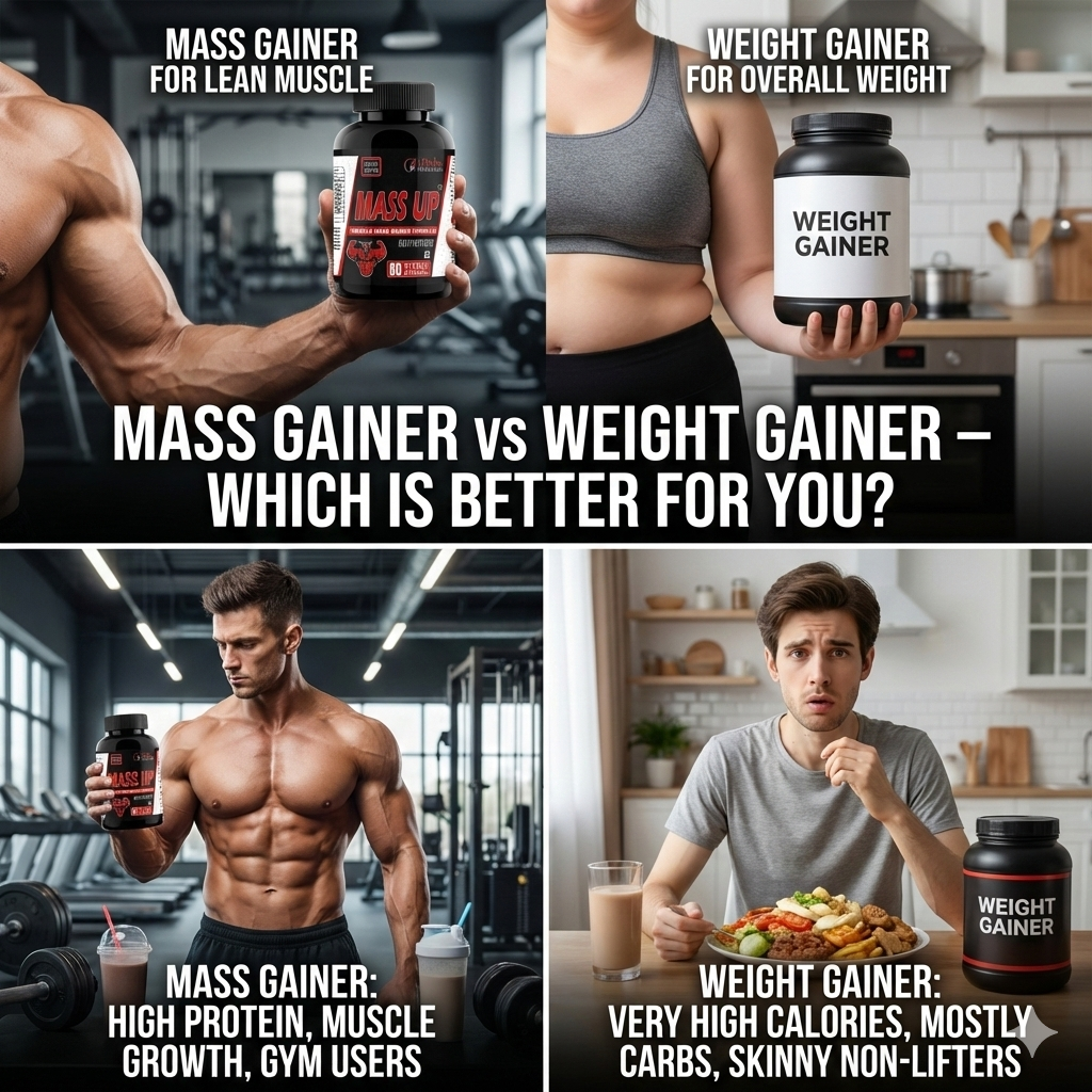 Mass gainer vs Weight Gainers