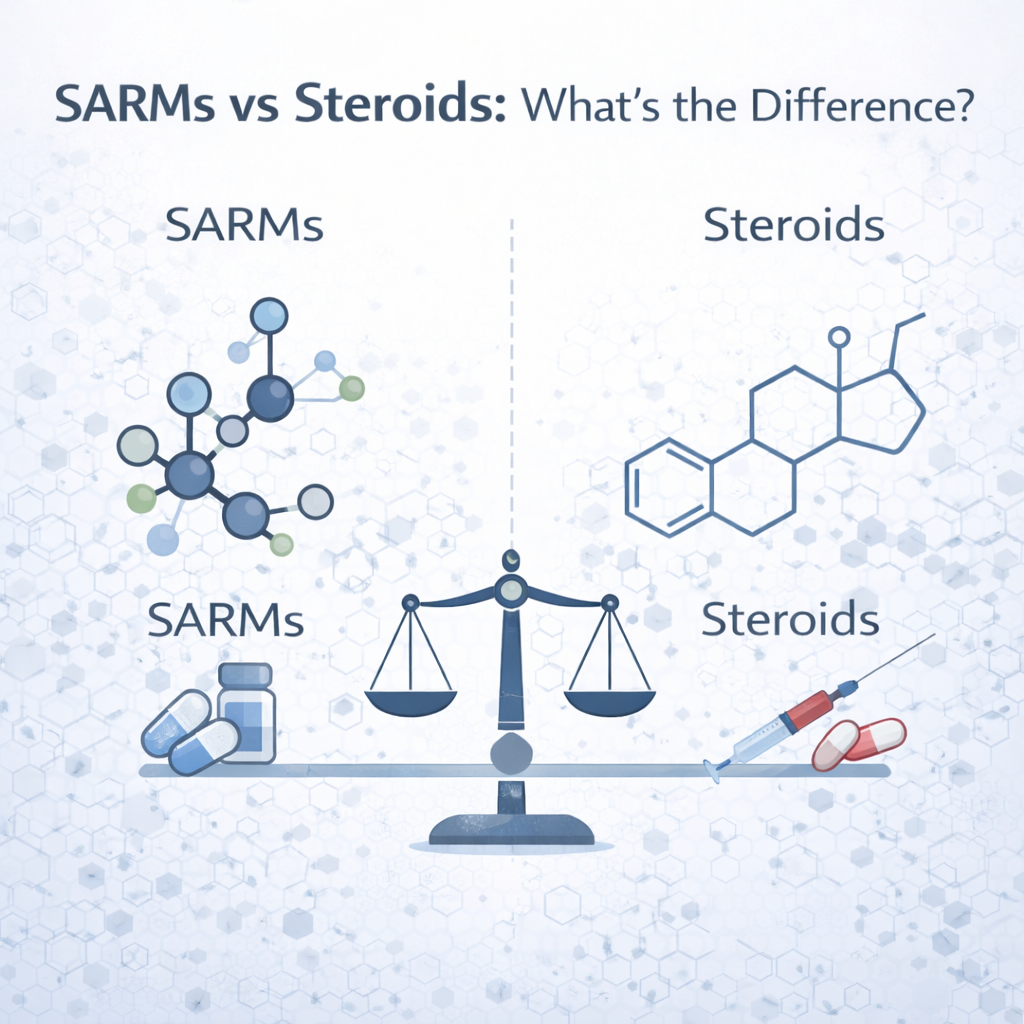 SARMs vs steroids bodybuilding