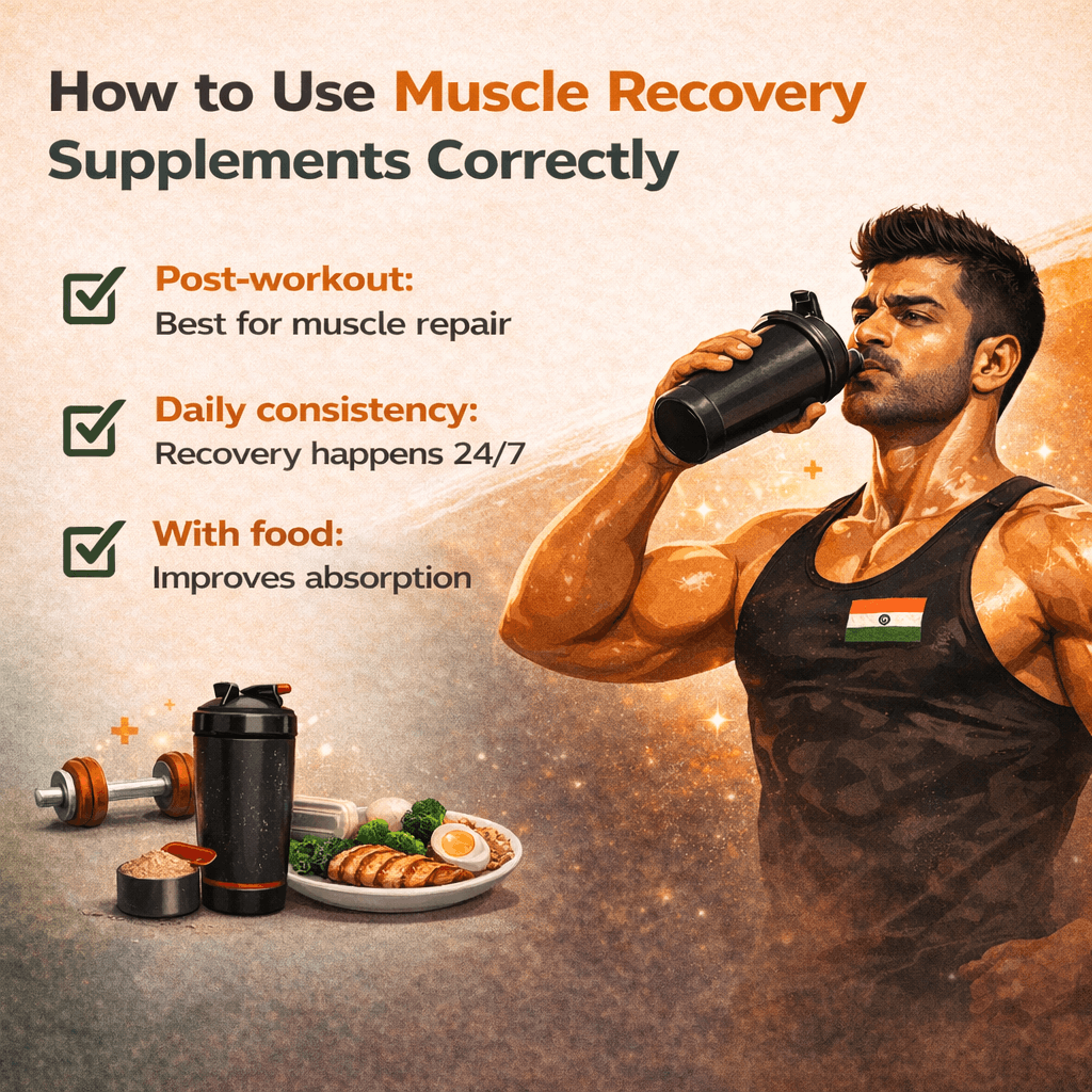 How to Use Muscle Recovery Supplements Correctly
