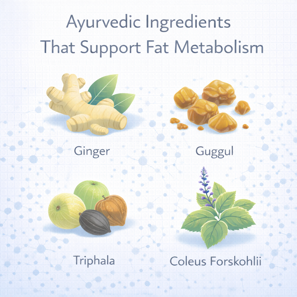 Ayurvedic Ingredients That Support Fat Metabolism