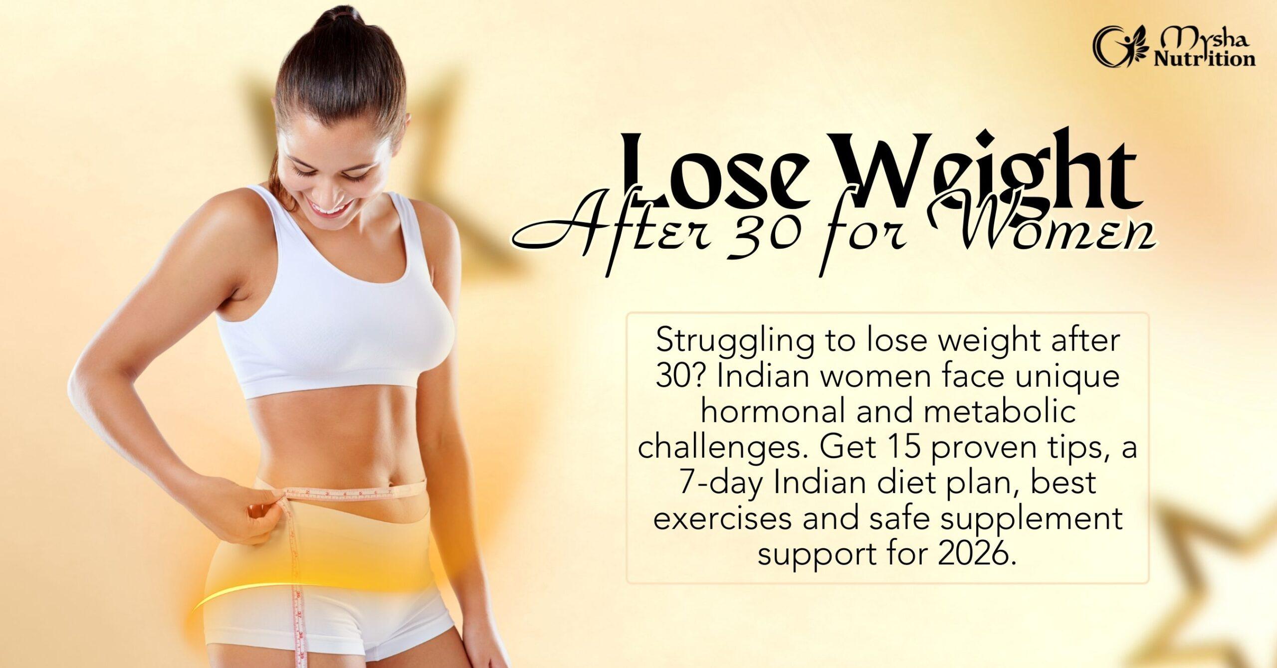 lose weight after 30